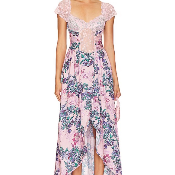 x Intimately FP Bad For You Maxi Bodysuit In Dusty Rose Combo - Picture 2 of 6